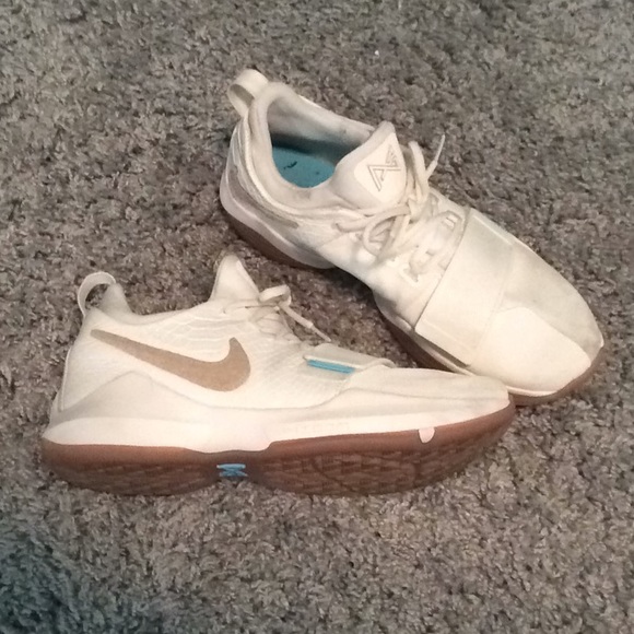 paul george shoes brown